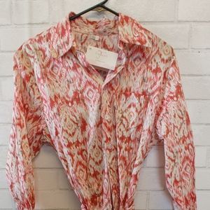 Women's button front dress